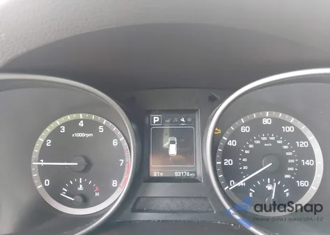 2017 Hyundai Santa Fe Sport 2.4L из США, поврежденный, VIN 5NMZU3LB2HH022667